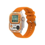 Blisbond Robin AMOLED Display Bluetooth Calling Smart Watch - Orange - Image 4